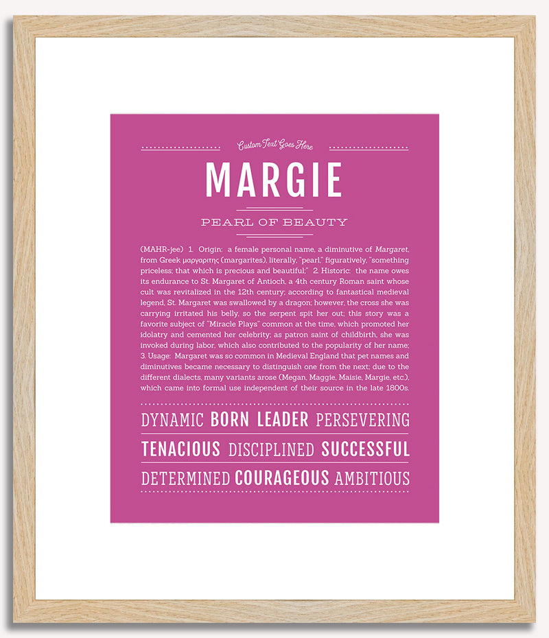 Margie | Name Art Print