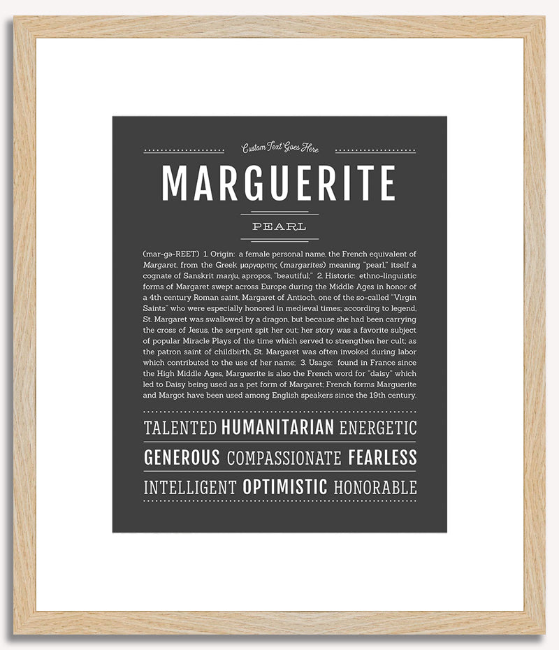 Marguerite | Name Art Print