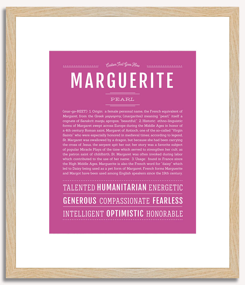 Marguerite | Name Art Print