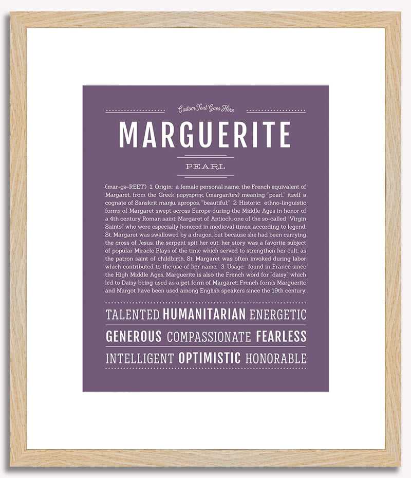 Marguerite | Name Art Print