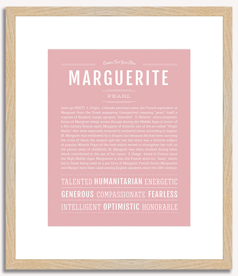 Marguerite | Name Art Print