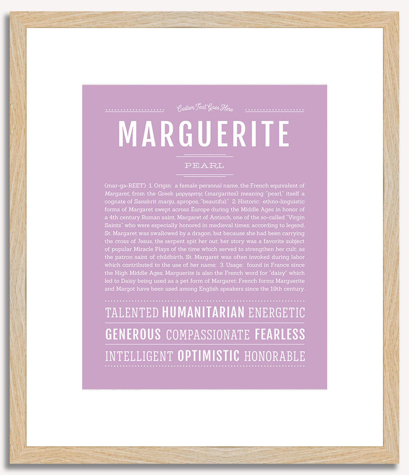 Marguerite | Name Art Print