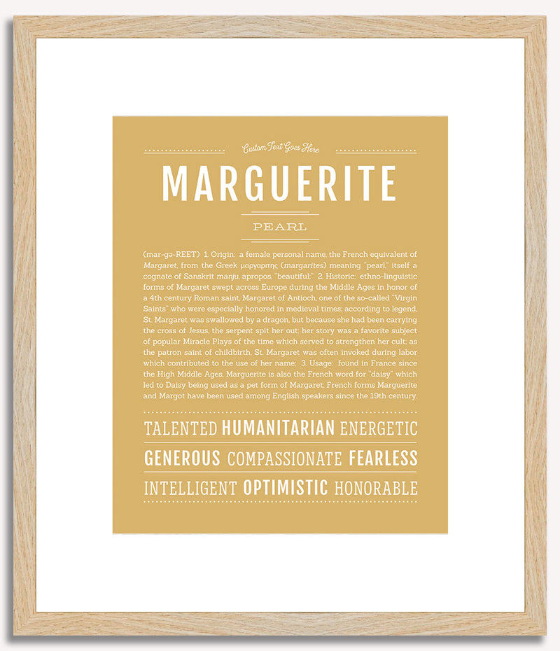 Marguerite | Name Art Print