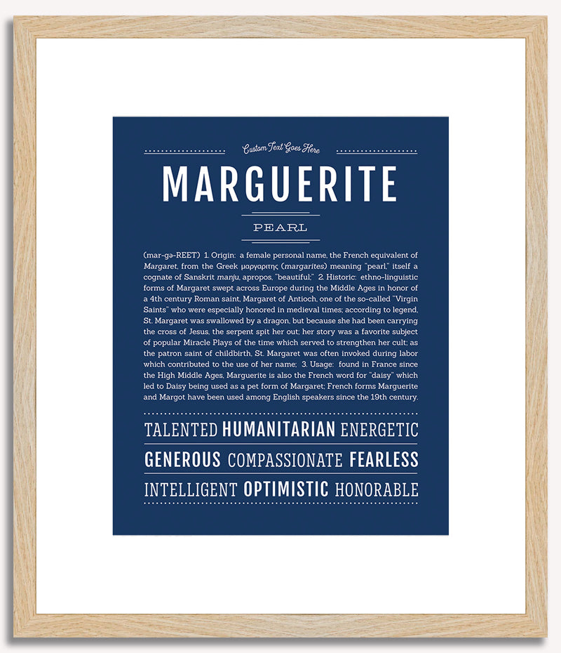 Marguerite | Name Art Print