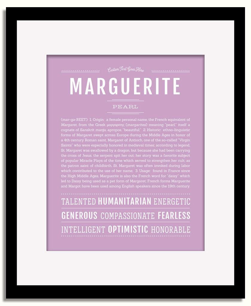 Frame Options | Lilac | Black Frame, Matted