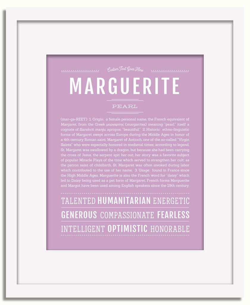 Frame Options | Lilac | White Frame, Matted