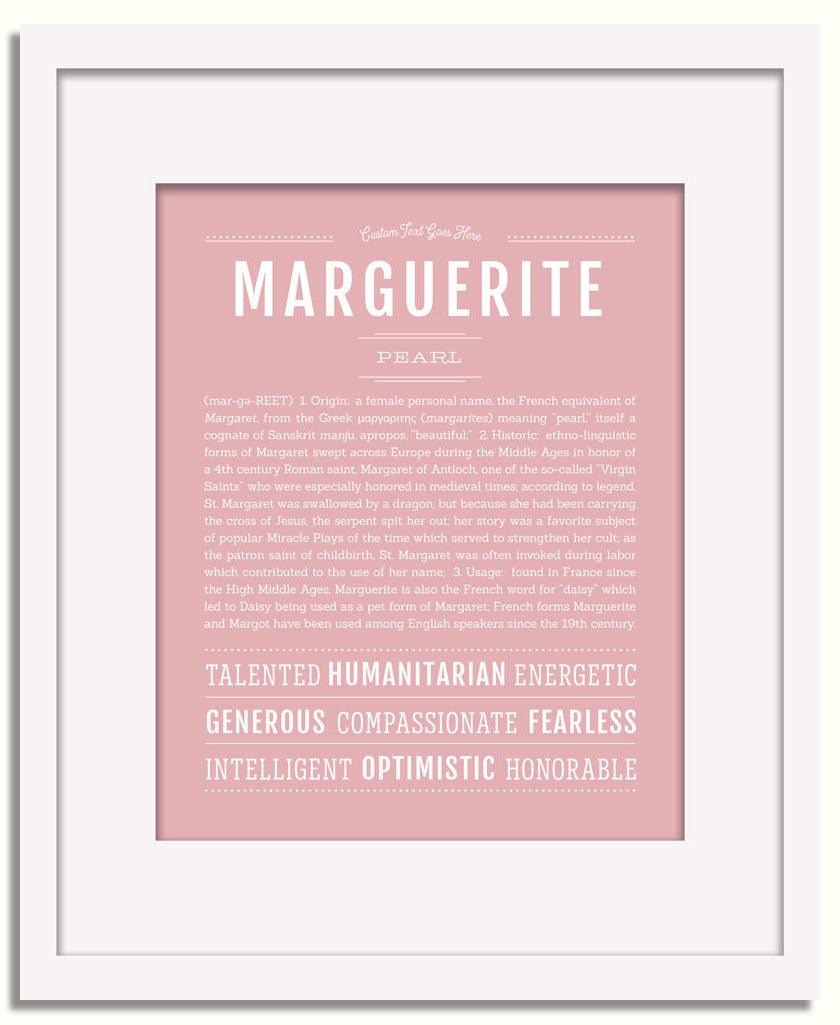 Frame Options | Dusty Rose | White Frame, Matted