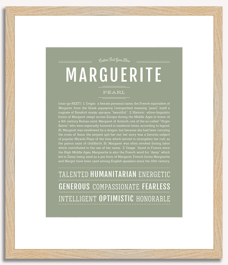 Marguerite | Name Art Print