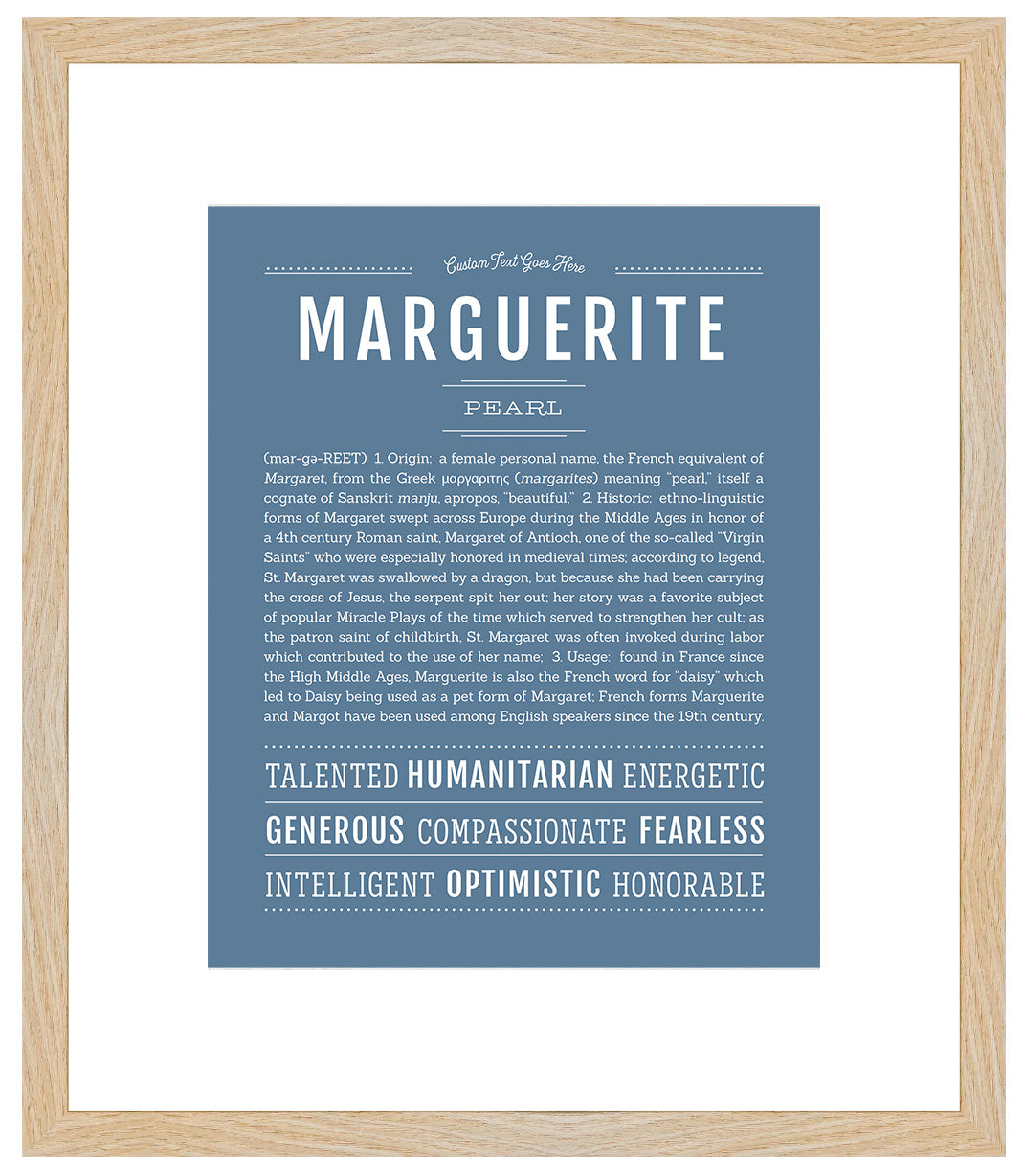 Marguerite | Name Art Print