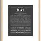 Mari | Name Art Print