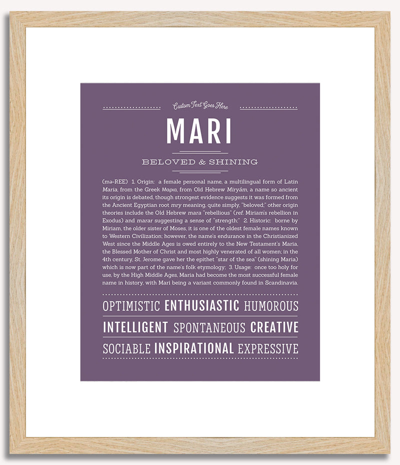 Mari | Name Art Print