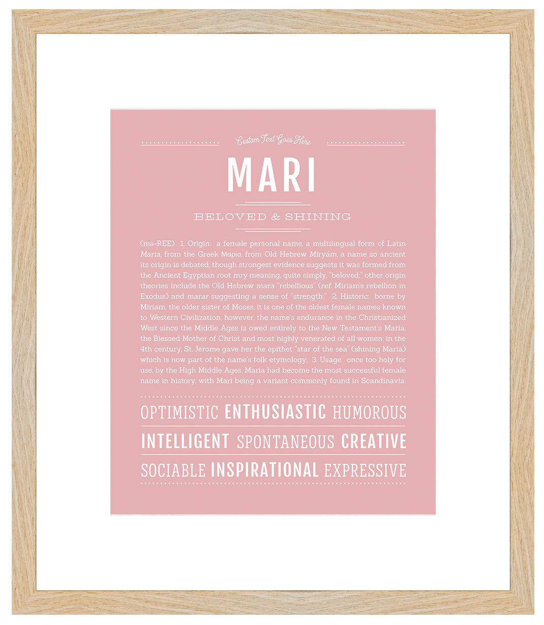 Mari | Name Art Print