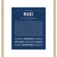 Mari | Name Art Print