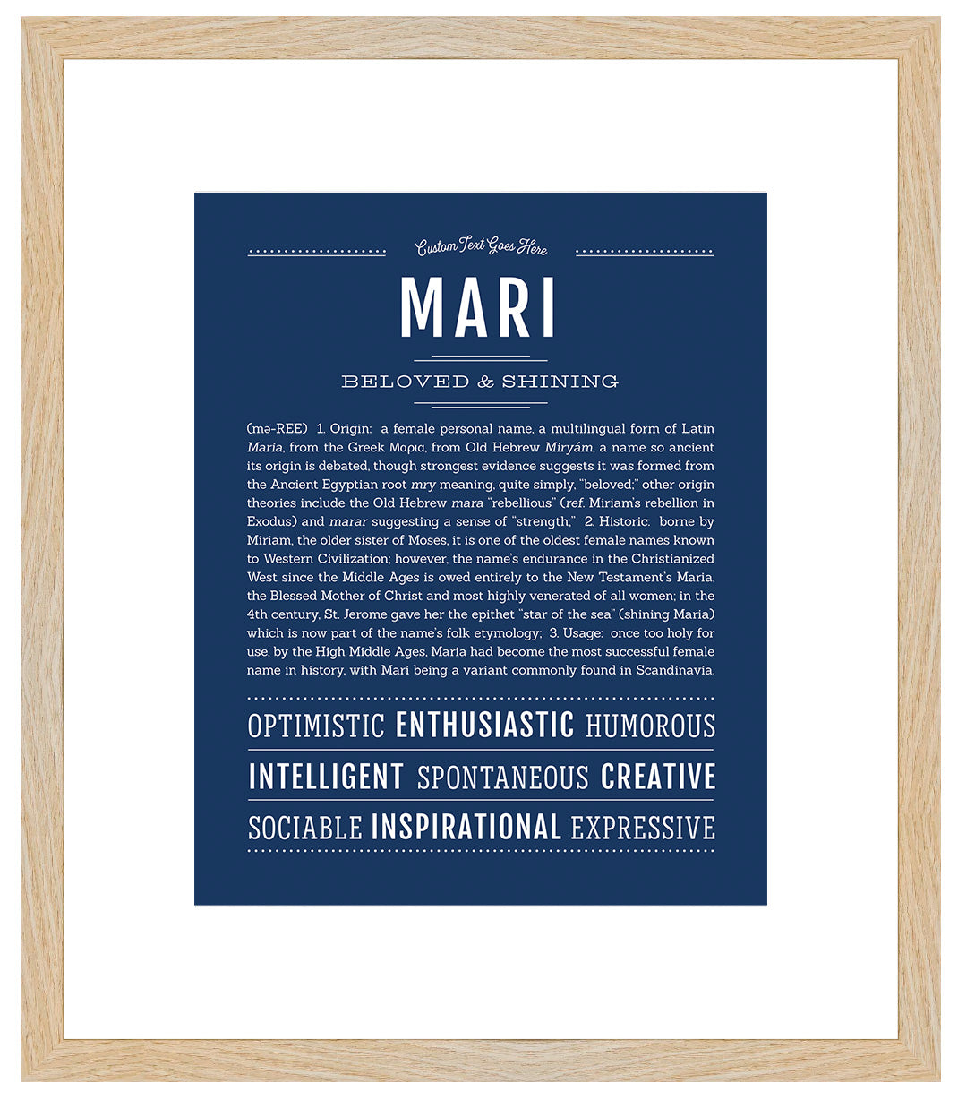 Mari | Name Art Print