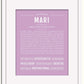 Frame Options | Lilac | White Frame, Matted