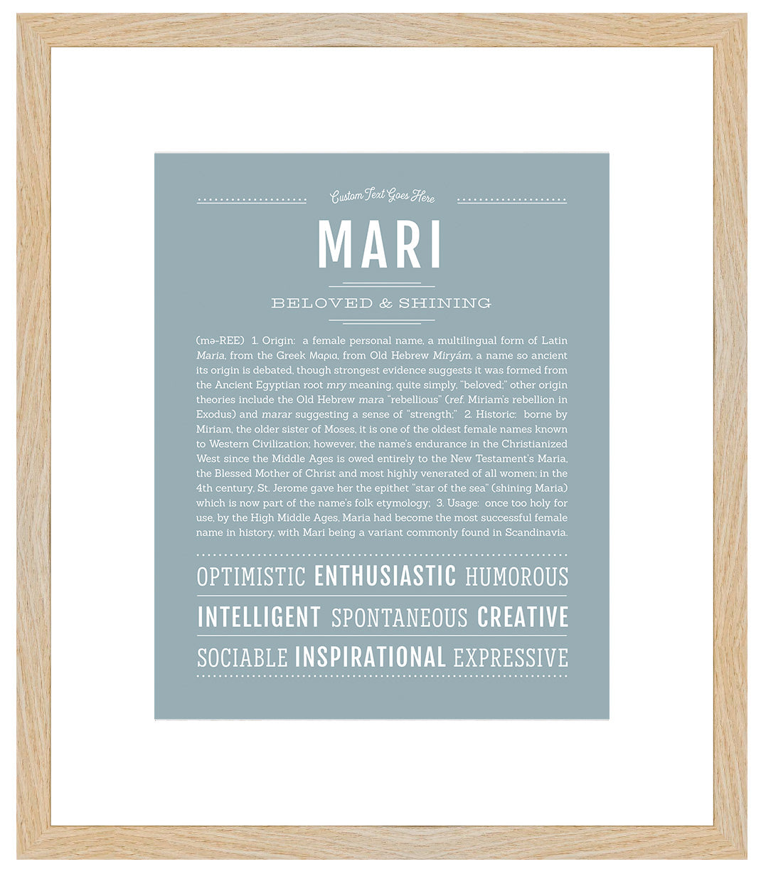 Mari | Name Art Print