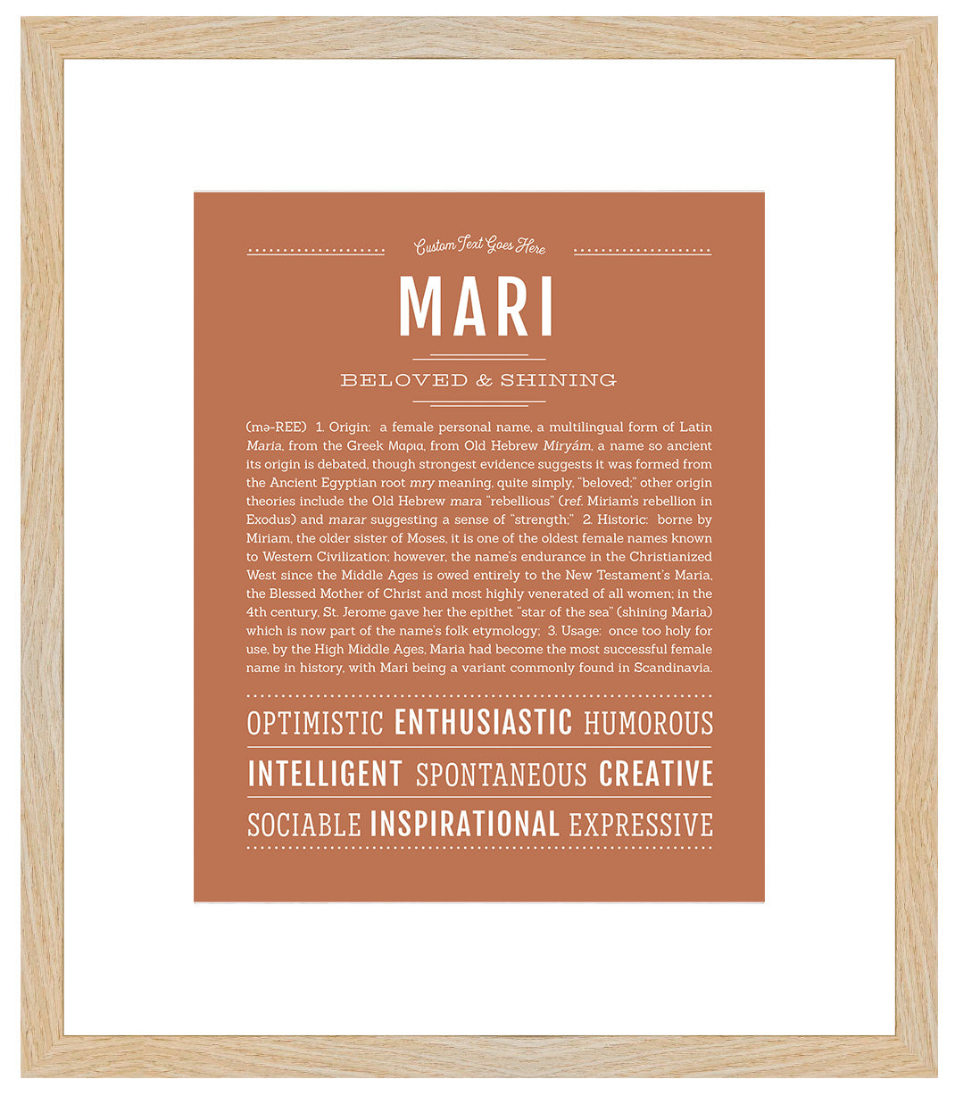 Mari | Name Art Print