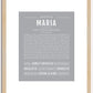 Maria | Name Art Print