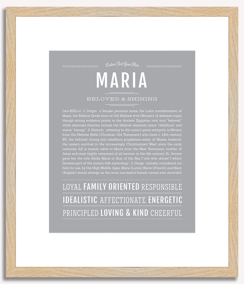 Maria | Name Art Print