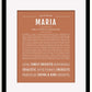 Frame Options | Terra Cotta | Black Frame, Matted