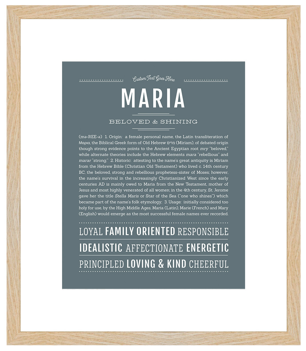 Maria | Name Art Print