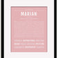 Frame Options | Dusty Rose | Black Frame, Matted