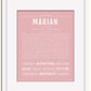 Frame Options | Dusty Rose | White Frame, Matted