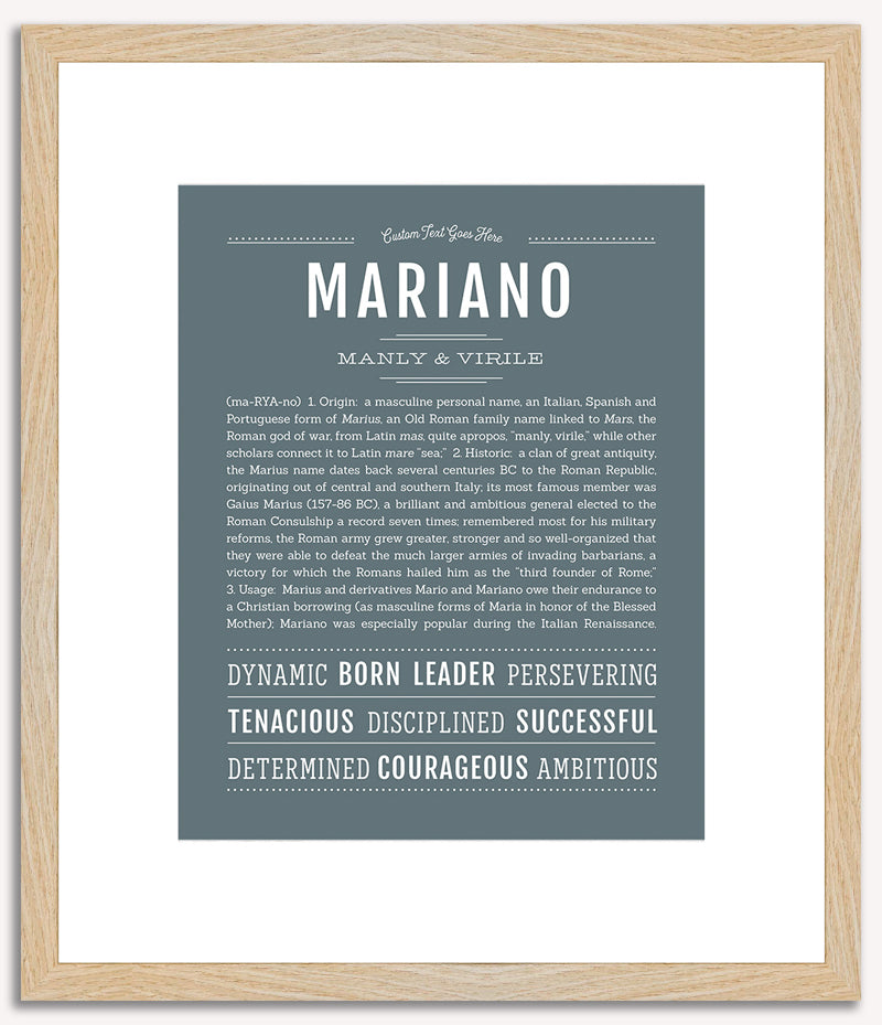 Mariano | Name Art Print