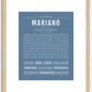 Mariano | Name Art Print