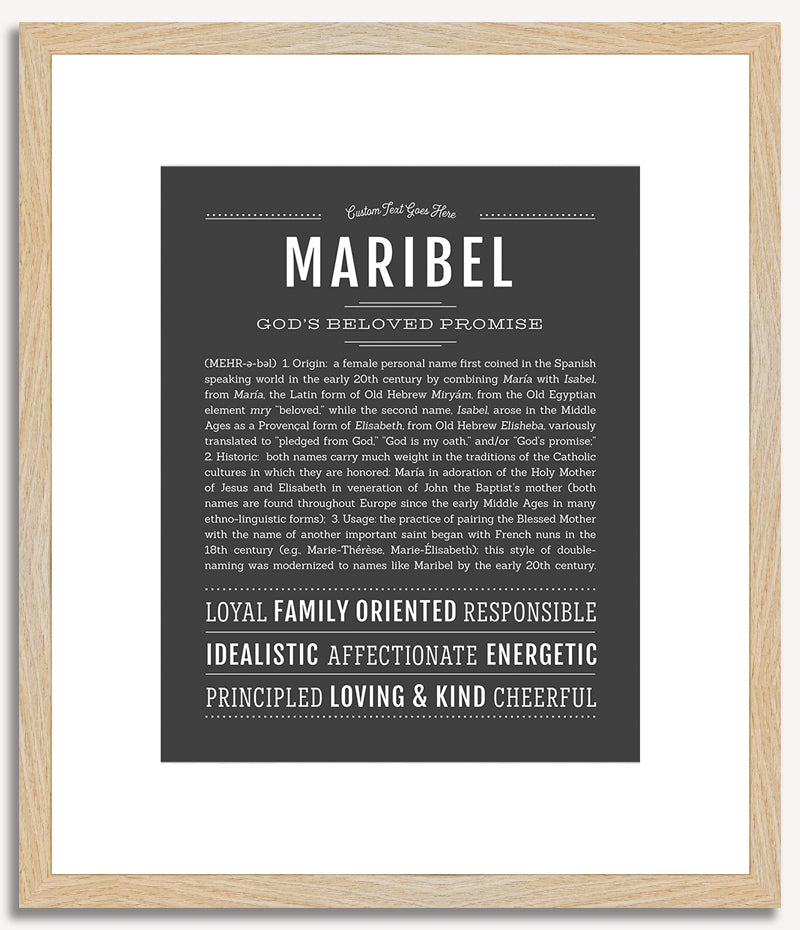 Maribel | Name Art Print