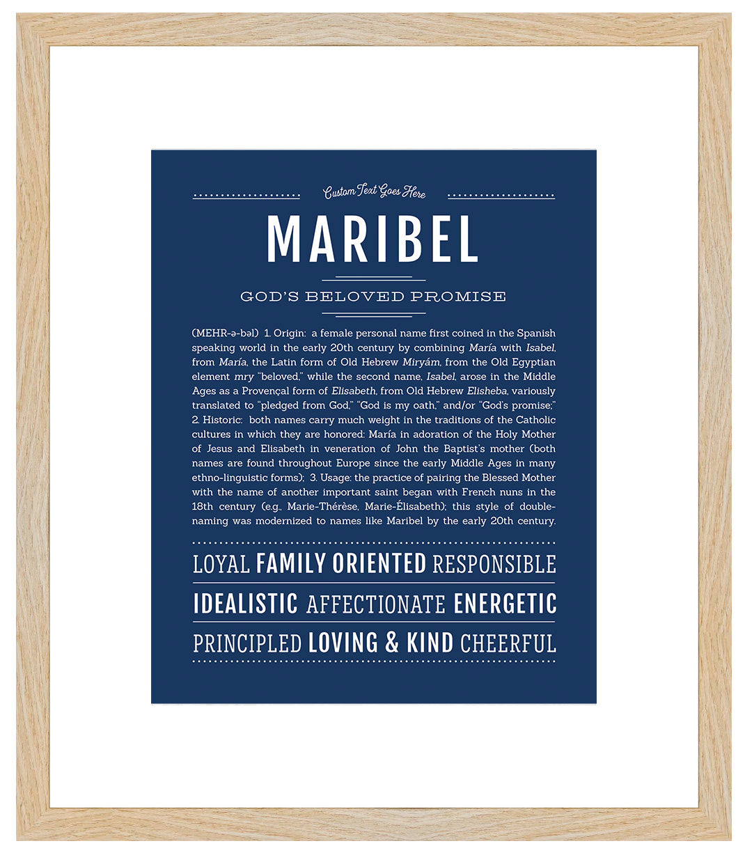 Maribel | Name Art Print