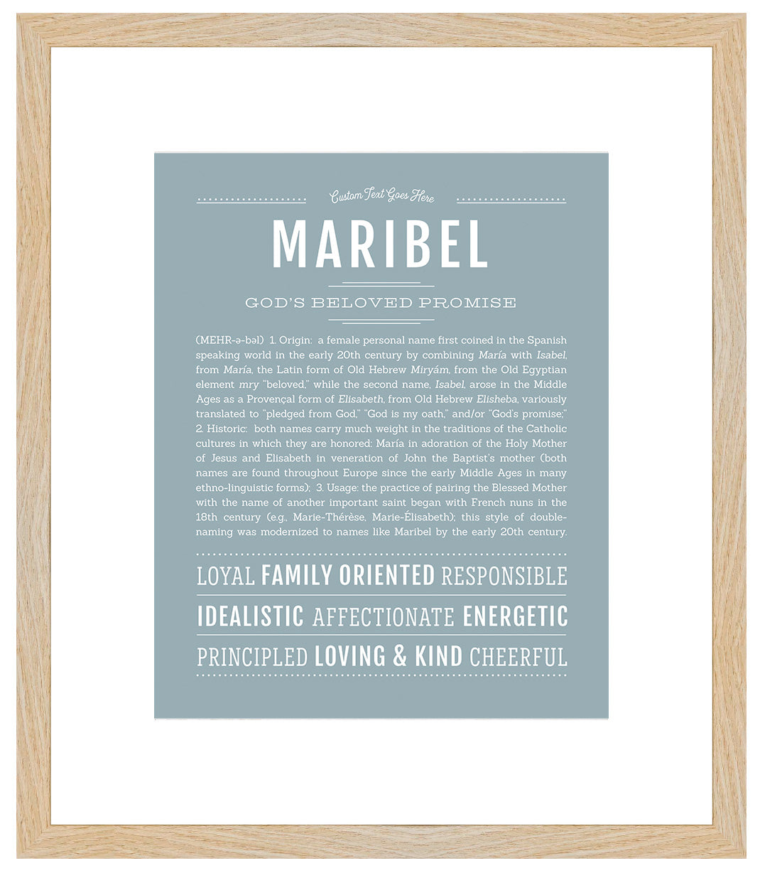 Maribel | Name Art Print