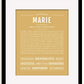 Frame Options | Matte Gold | Black Frame, Matted
