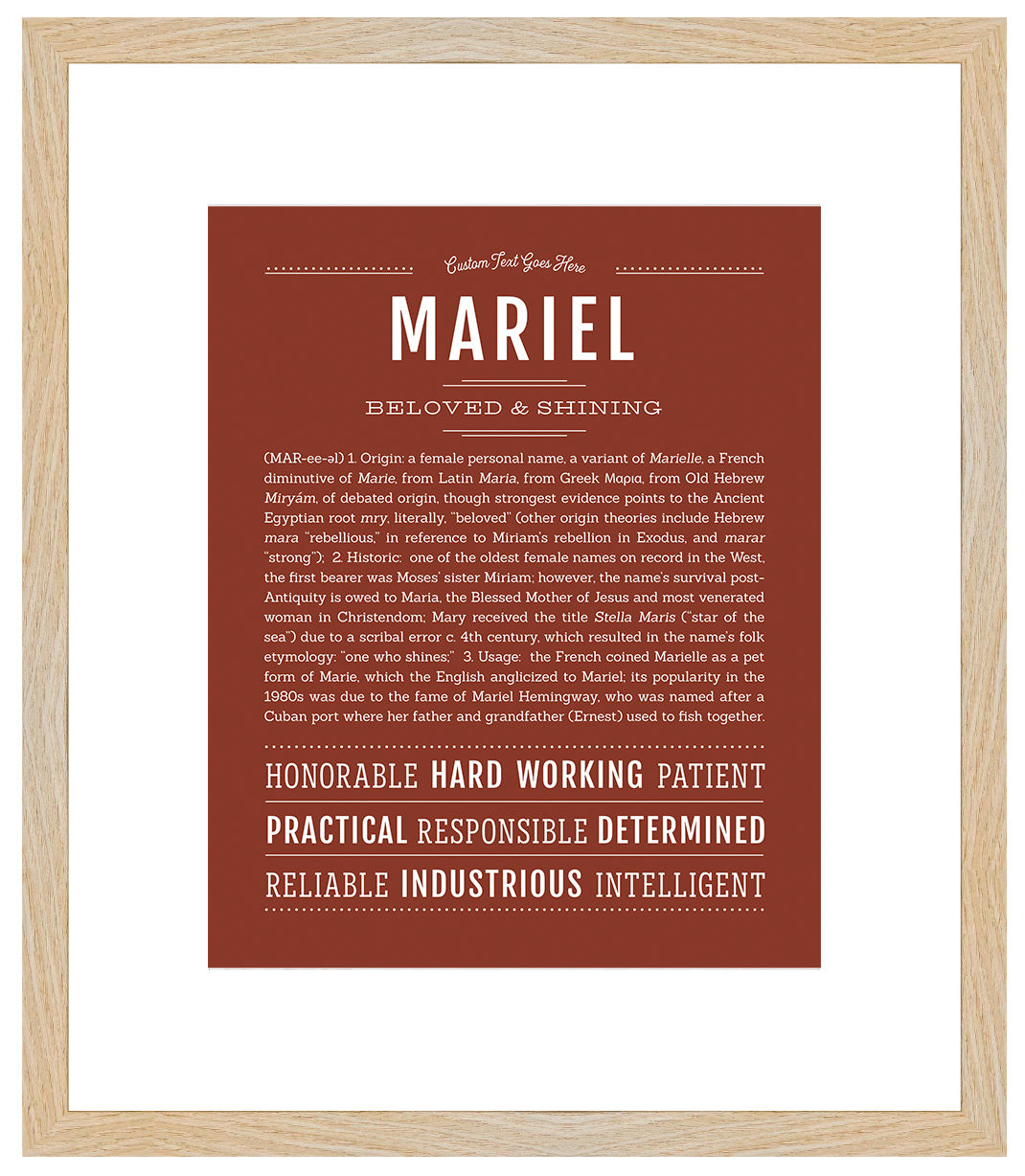 Mariel | Name Art Print