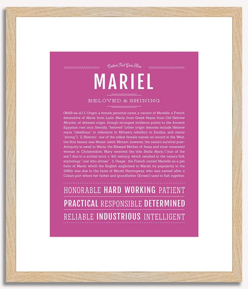 Mariel | Name Art Print