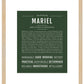 Mariel | Name Art Print