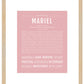 Mariel | Name Art Print