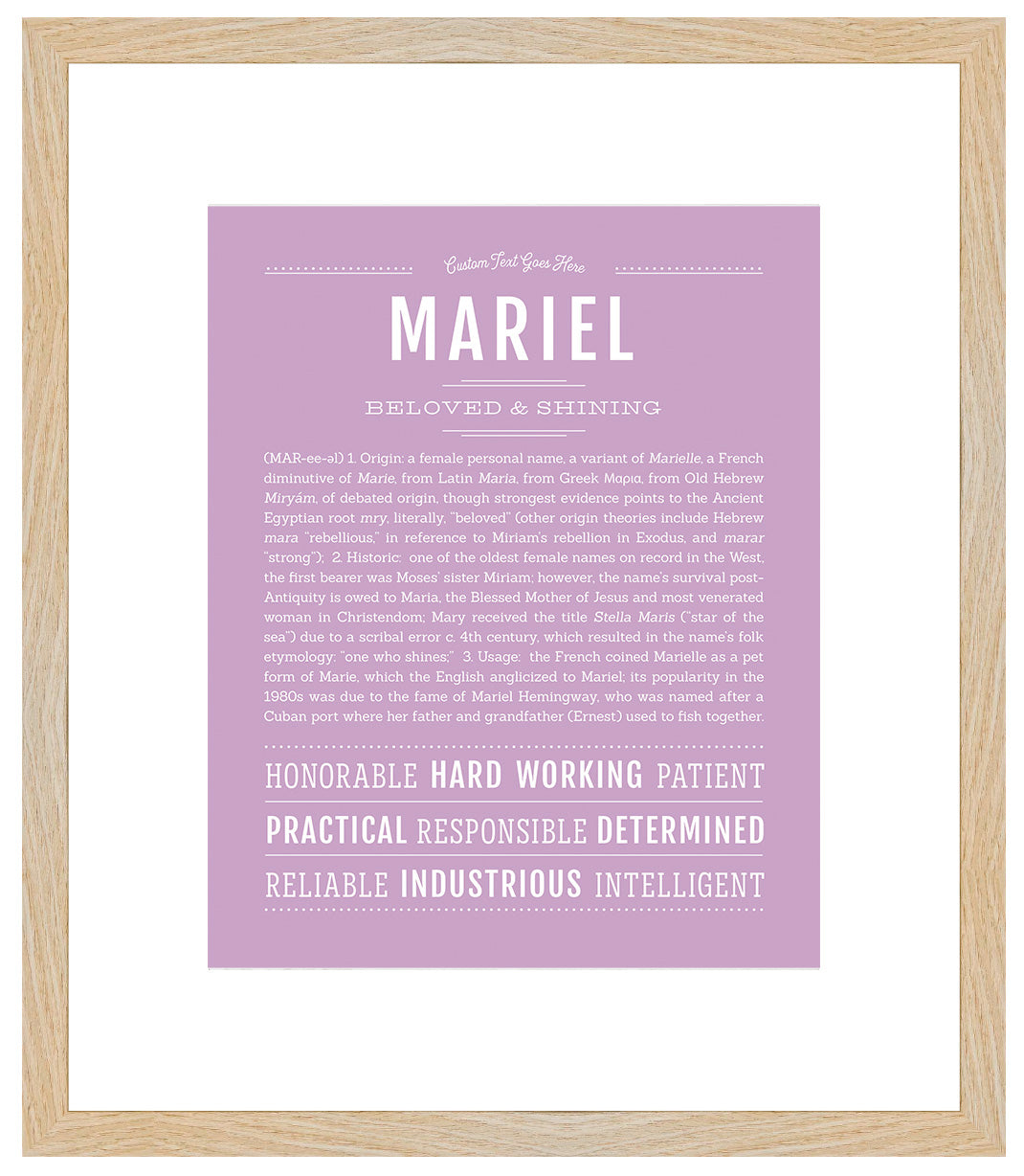 Mariel | Name Art Print