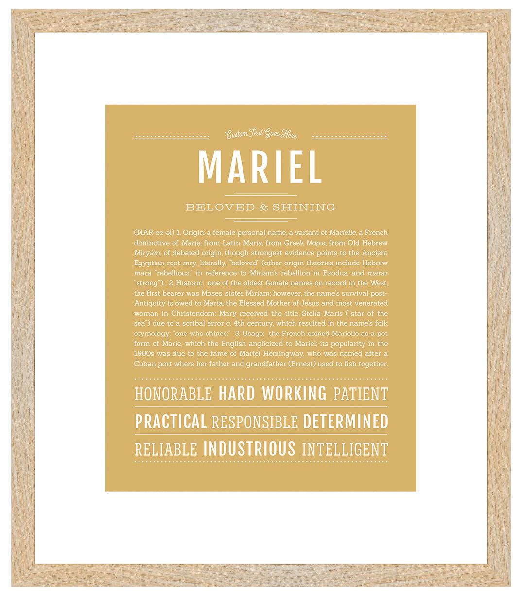 Mariel | Name Art Print