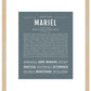 Mariel | Name Art Print