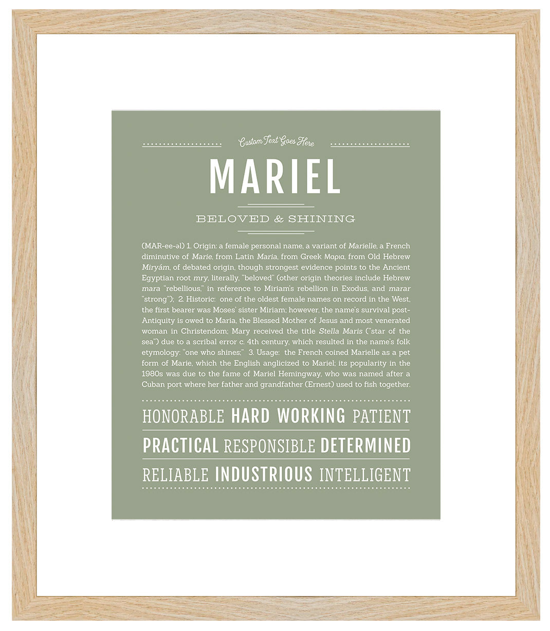 Mariel | Name Art Print