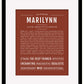 Marilynn | Name Art Print