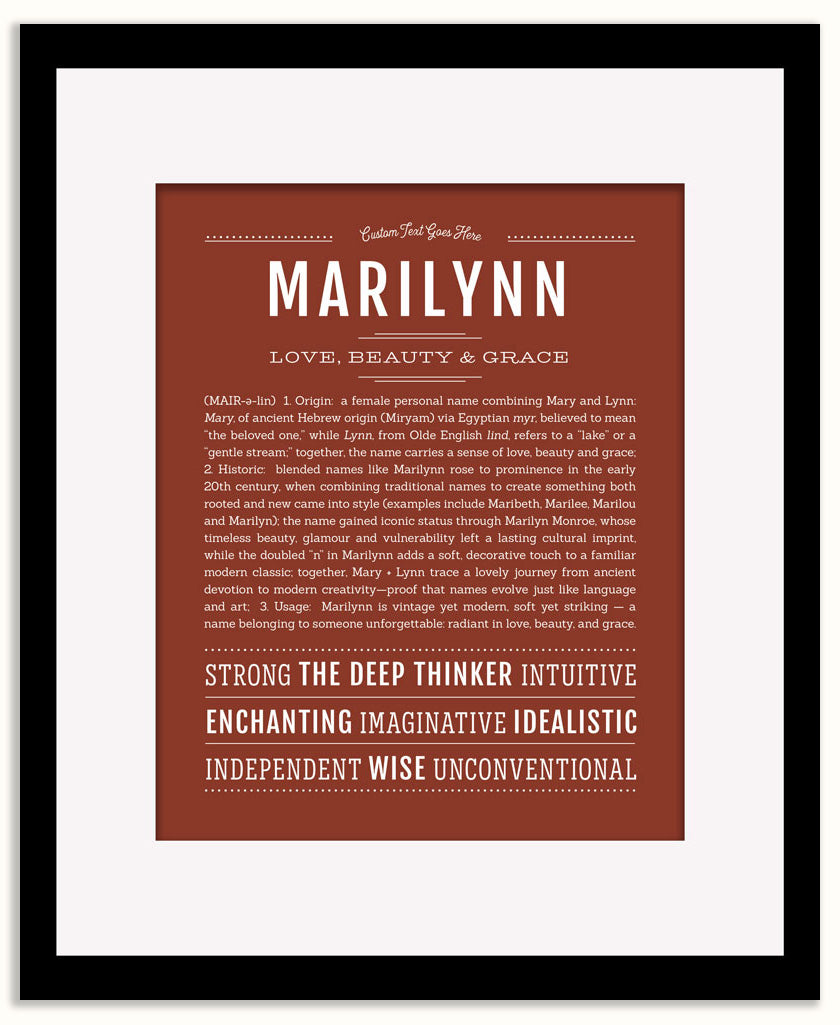 Marilynn | Name Art Print