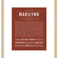 Marilynn | Name Art Print