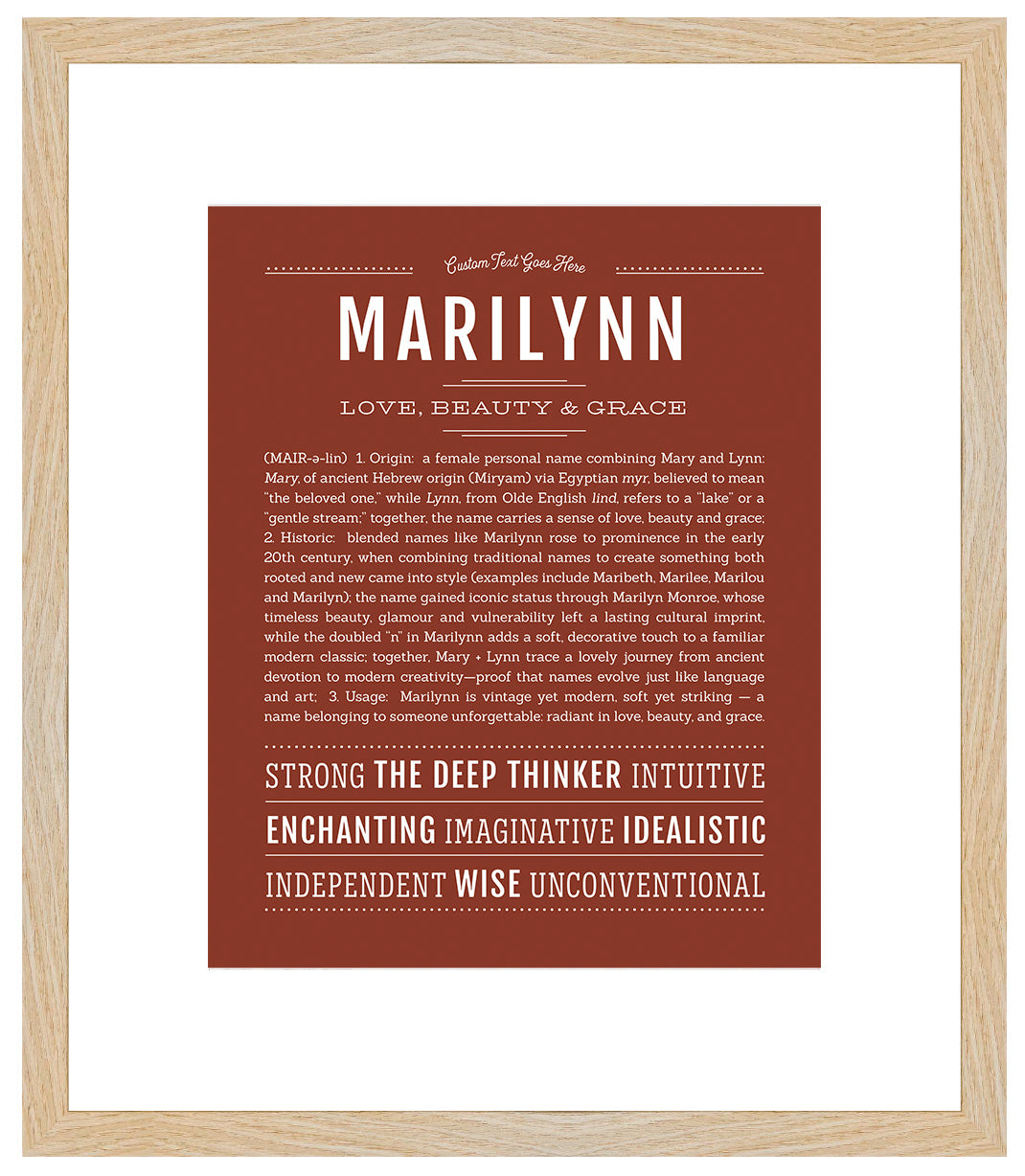 Marilynn | Name Art Print
