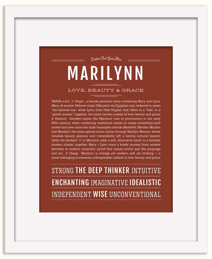 Marilynn | Name Art Print