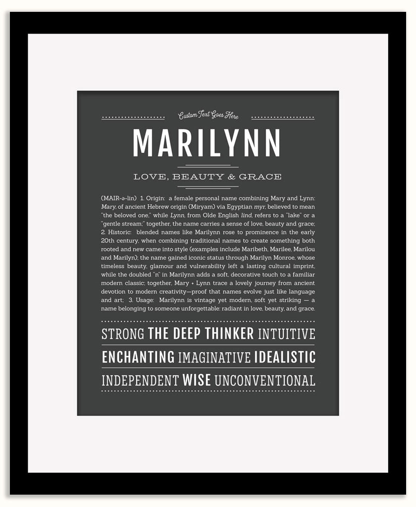 Marilynn | Name Art Print