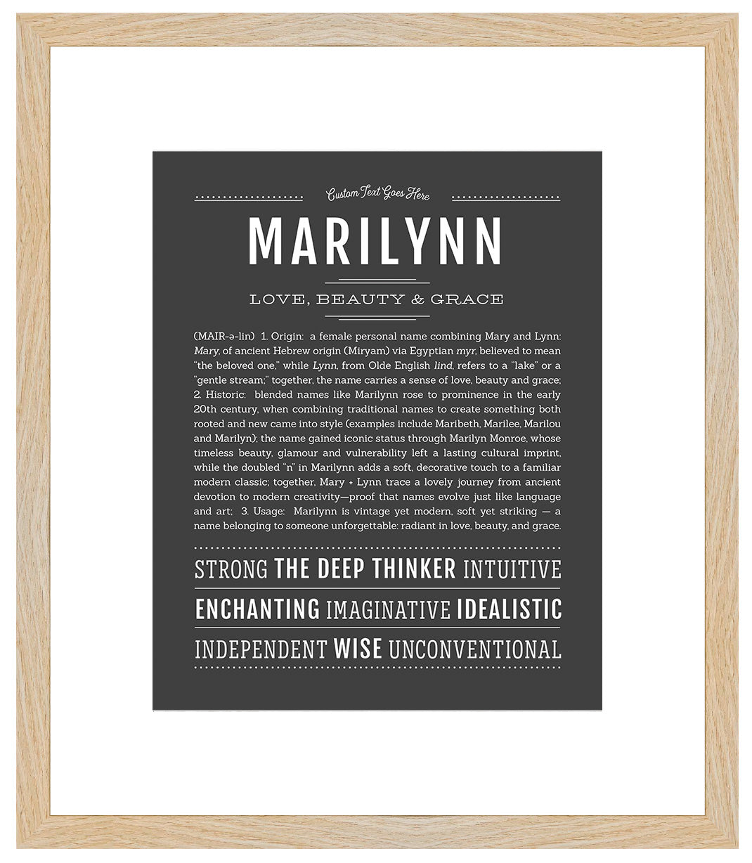 Marilynn | Name Art Print