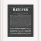 Marilynn | Name Art Print
