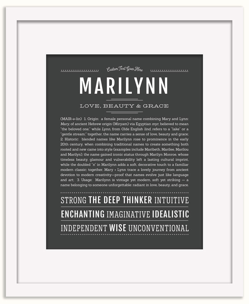 Marilynn | Name Art Print